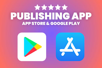 publish your app on app store and google play