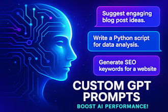 be a custom prompt engineer for chatgpt