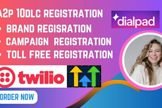 do a2p 10dlc registration, twilio, gohighlevel, website edit