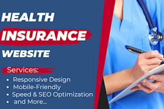 build responsive health insurance website life insurance website insurance leads