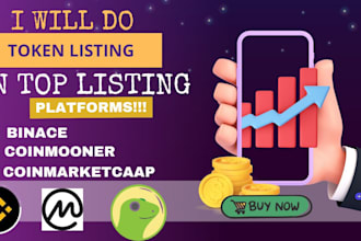 get token listed on cex and dex exchange platforms