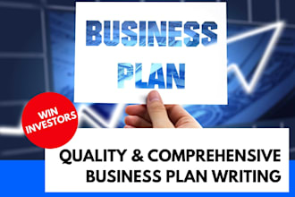 create investor bank ready business plan, sba loan with financial projections