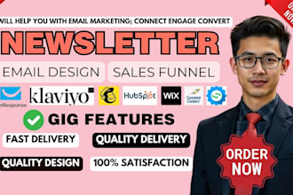 design wix newsletter template mailchimp email template, email marketing setup