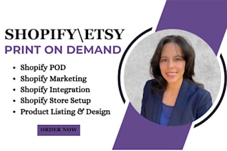 setup shopify etsy print on demand printify, printful, gelato integration