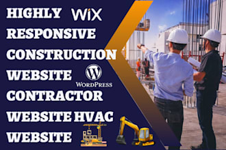 design construction website contractor website plumbing website hvac website