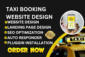 design taxi booking website taxi website chauffeur website limousine website