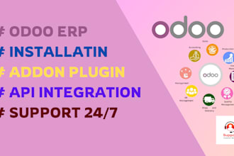 professionally install, customize, support odoo erp CRM pos