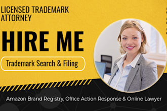 prepare US trademark registration by licensed US trademark attorney