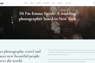 photography website photography portfolio website wedding website wedding