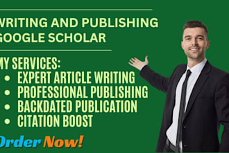 write and publish 5 article in google scholar indexed journal