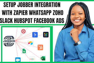 integrate jobber facebook ads whatsapp google sheet slack zapier dropbox hubspot