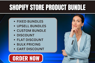 setup shopify store product bundle pumper vitals rapi zoorix bogos picky story