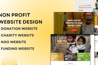 nonprofit website redesign non profit website non profit landing page