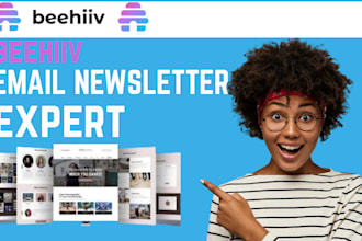beehiiv newsletter design expert beehiv landing page beehiiv expert beehive