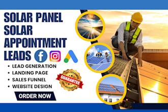 design solar landing page to generate solar appointment leads solar leads solar