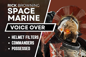voice a warhammer 40k space marine impression