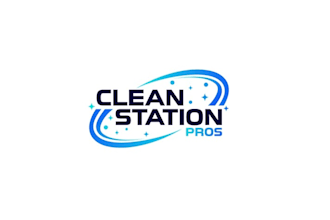 make unique beautiful clean station pros logo