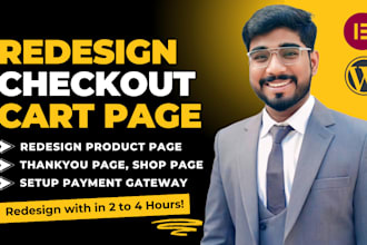 setup and redesign woocommerce store, checkout, cart and product page shipping