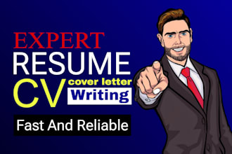 do resume writing, cv writing, cover letter and optimize linkedin profile