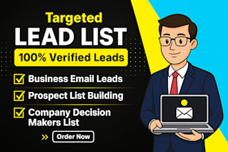 provide a verified b2b lead list with business emails and decision makers