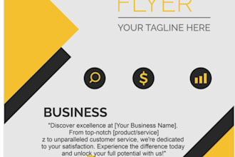 design business flyer, one pager, media kit sheet