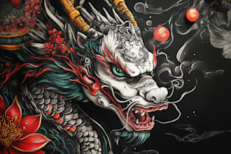 draw a realistic tattoo design