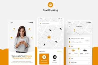 develop taxi booking app, uber clone app, taxi app, taxi booking website