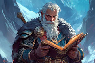 design a dnd character art and dnd character art