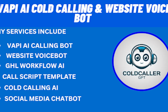 vapi ai cold calling agent for inbound and outbound calls, website voicebot ai