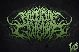 design a bloody battlefield logo