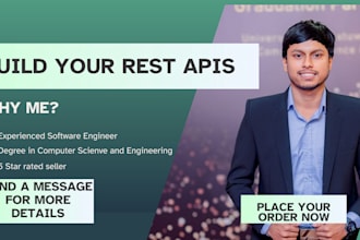develop a restful API in java or python for web,mobile applications