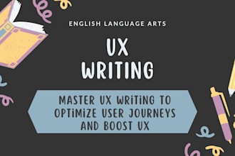master UX writing to optimize user journeys and boost UX