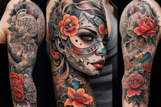 do traditional tattoo design for your tattoo sleeve