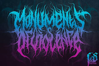 design a logo for your power, folk, or symphonic metal band