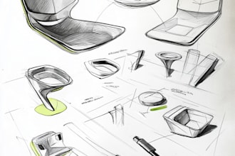 design and sketch your industrial and product design ideas