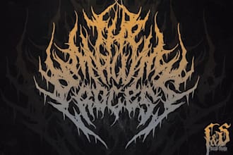 draw your thrash metal logo