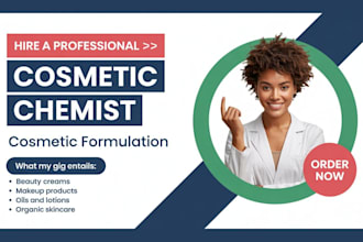 be professional chemist cosmetic and beauty formulations
