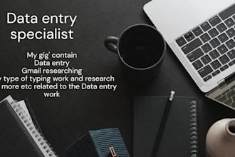 be your fast data entry specialist