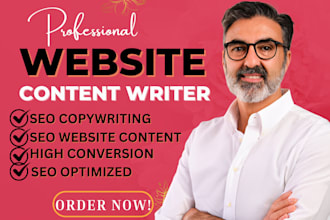 write high converting seo copywriting and website content