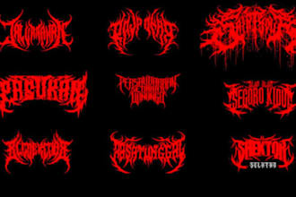 design your black, slamming, brutal, death metal band logo