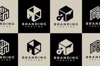 do minimal architecture and interior logo design