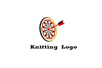 make elegant knitting logo design for your business