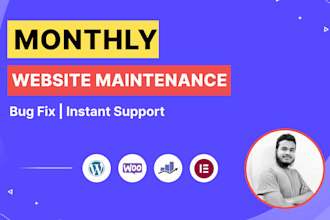 provide wordpress website maintenance and be your website manager
