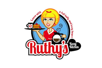 design mom pops breakfast spot looking trend logo