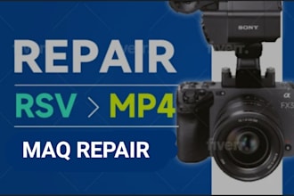 restore corrupted mov mp4 mxf video file convert dat mdt sony rsv data recovery