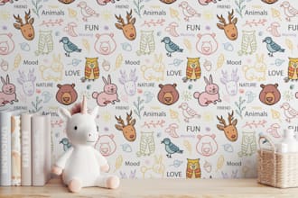 design wall art, murals, doodles, nursery posters and wallpapers for your wall