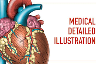 do professional medical and scientific illustrations for you