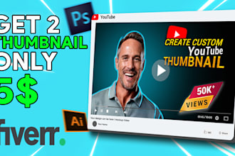 design stunning youtube thumbnails within 1 day delivery