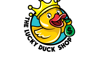 design awesome lucky duck shop logo