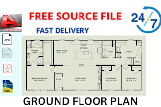 design architectural  2d house plan